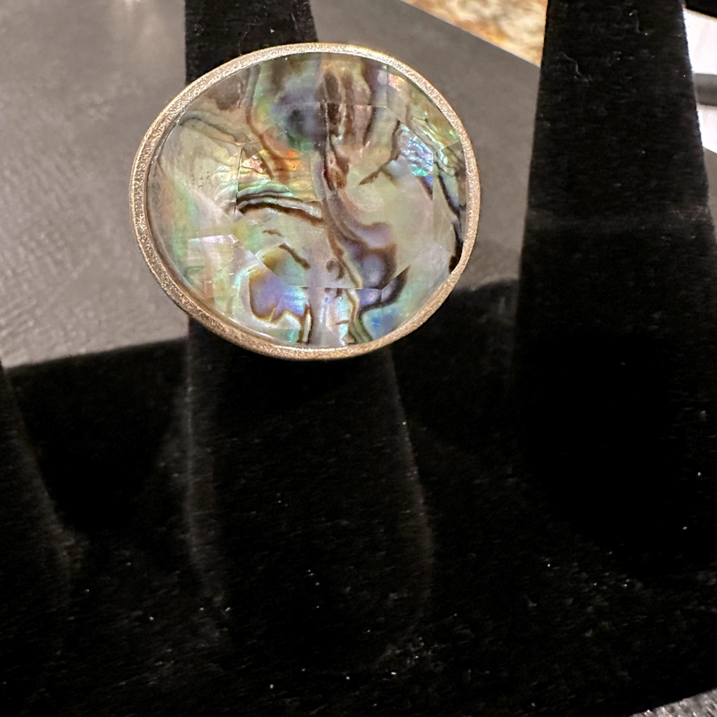 Silpada Abalone Statement Ring.